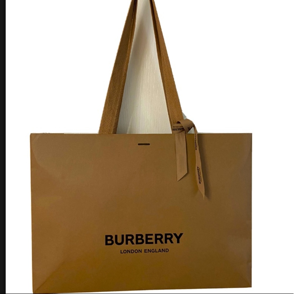 Burberry large shopping bag
